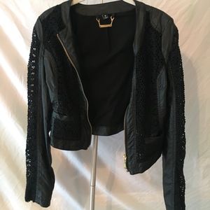 Black Cropped Jacket